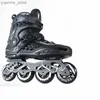 Skates à rouleaux en ligne DQ-1 FSK Street Street Skating Chores For Adults Boys Girls Road Rolling Patines Inline Skates ABEC11 portant 85A PU Tires EU 35 à 46 Y240410