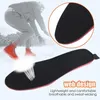 Carpets chauffés à télécommande témoin de chauffage rechargeable Sole intérieure 3 Paramètres de température Li-ion Batterie Pieds chauffage pour le ski de chasse extérieur