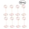 Holder Tabell Number Picture Clip Holders Stand Place Stands Memo Wedding Photo Note Wire Name Clips Tables Party Metal