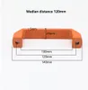 120 mm medelstora avstånd svart orange aluminiumlegering tjock handtag verktygslåda handtag skåp dörr handtag industriell utrustning handtag
