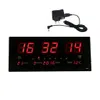 Digital Wall Clock LED TEMPO CALENDARIO ALLA ALLA ANCHIO ELETTRICO USA