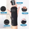 Arthritis Sprain Easy Cleaning Sport Wrist Support Bracer Black Wrist Bracer Skin-friendly for Athlete