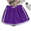 Frauen Shorts Casual Lose Sports Frühling Sommer grundlegender elastischer Taille Brachzug Yogahosen, die weit schlafend Bein laufen