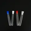 50pcs/lotto 13x78mm lab Lab Plastic Test Test Round Bottom Tube Fial with Cap Office School Laboratory Experiment Forniture