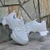 Inline rullskridskor 4 hjul skate skor deformation vuxen rullskatskor flexiva sneakers med hjul för barn flickor pojkar skateboardskor y240410