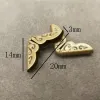 4/12PCS Antique Brass Metal Book Scrapbooking Notebook albumy menu Foldery narożne obrońcy brązowy ton