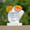 White Mannequin Head Model Glasses Display Dummy Head Female Model for Optical Shop