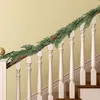 Декоративные цветы искусственные рождественские гирлянды Vine Seasonal Pine Geels Cypress Greenery Plant Soft Green для домашнего декора