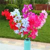 Fiori finti di seta decorativi Bougainvillea ramo floreale artificiale per sposta