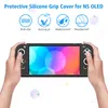 Oivo för Nintendo Switch OLED CASE SILICONE GRIP Protector Dockable Soft Shell Console Skin Case For N-Switch OLED Accessories