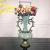 Wohnzimmer Luxusblume Vase Mariage Dekorativ Vintage Design Ehering Vase Form Silicon High Jarrones Home Decor OA50HP