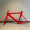 Frame muscolare grigio 700c bici telai bici da rosso 6061-t6 telaio a marcia fissa in alluminio 52 cm Fixie Framest Include SeatPost