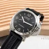 Zegarek męski Prezent Panerrais Temperament zegarek Sapphire Mirror Swiss Automatyczny ruch rozmiar 44 mm Pasek z osłoną z oryginalną klamrę igłą 6o7u