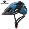 Cycling Helmets RockBros Bike Helmet Breathab Integraal gegooid fietsenhelm Schokbestendig MTB Road Men Women Light Bicyc Aero Helmet L48