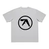 남자 티셔츠 Aphex 트윈 셔츠 100%면 인쇄 대형 Y2K 스트리트웨어 티 짧은 소매 꼭대기 한국 패션 미적 의류 240410