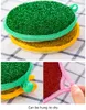 12pcs/lot Sponge Double-sided Dish Cloth Scouring Pad Brush Rag Household Chicken Cleaning Rag Washing Bowl and Dishes Pad