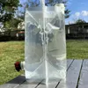 Bouteilles d'eau 5.5L Contaiteur de camping Sacs pliables avec poignée transparente de stockage extérieur transparent.