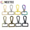 5pcs Meethe 16-50 mm Metallbeutel Schnallen Kohlenhydrate Hummer Hummerverschluss Schnapphaken Schlüsselketten-Gurt Clip Leder-Hardware-Zubehör