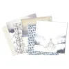 24 Blätter Animal Bastelpapier Pads Schneiden stirschen Kunsthintergrund Origami Scrapbooking -Kartenherstellung
