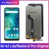 5.84 '' Xiaomi Mi A2 Lite LCD Touch Screen Assembly Digitizer for Redmi 6 Pro LCDのフレームM1805D1SGのオリジナルディスプレイ