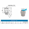 Pnömatik Konektörler PC4-01 V6 CR10 J-HEAD MK8 1.75mm PTFE Tüp Hızlı Kuplör Bağlantıları Hotend Parça 3D Yazıcı Parçaları