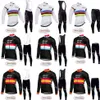 Quick Step Pro Team Cycling Jersey Winter Jersey Winterhuidige thermische fleece fietskleding Maillot Ropa Ciclismo A08262B