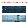 Keyboards New US Russian Spanish Arab Laptop Keyboard For ASUS X556 X556U X556UA X556UB X556UF X556UJ X556UQ X556UR X556UV