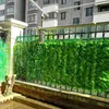 Recinzione di foglie verdi artificiali vegetazione verde gambo recinzione netta balcone giardino recinzione per matrimoni muro appeso decorazione per la casa