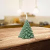 3d Weihnachtsbaumform Kerze entspannende Duftstatue Kerze Duft Kerze Home Schlafzimmer Dekor Hochzeitsfoto Requisiten Geschenk 1 PC