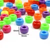 100-300 pezzi di colori rotondi a colori solidi acrilici perline di colore solido per perle di plastica Accessori fai-da-te abbigliamento perle sciolte di perle rotonde di grandi dimensioni