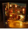 Bricolage livre coincement de coiffage kits de poupée miniature avec une salle de meubles Boîte à l'heure