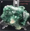 100% NATUREL MINÉRAL VERT FLUORITE CRUSTER CLUSTER Échantillons