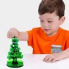 14cm 마법 성장 크리스마스 트리 DIY 재미있는 크리스마스 선물 크리스탈 크리스탈 어린이 장난감 과학 실험을위한 개화