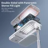 Lens Telefon Tutucu Lampe Selfie Dolgu Işık Desteği Taşınabilir Dökülebilir Stand Telefon Voiture Fone Fone Bluetooth Kamera Lamparas LED LAMP LUZ