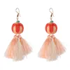 Boucles d'oreilles en peluche vendedia coton à la main pom pom à la main pour les femmes vintage maxi instat