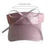 Bérets Girl Nacreous Baseball Hat Balletcore Bow Top vide pour le printemps d'été