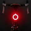 Bisiklet arka fener ip64 su geçirmez usb şarj kuyruk ışıkları mtb bisiklet ışık aksesuarları kalp yuvarlak üçgen için el feneri