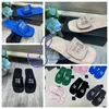 2024 Top Quality Luxury Slippers New Style Designer Sandals Womens Velvet material rhinestone Velcro tape GAI party Free shipping Slip-On Size 35-42 offical slider