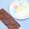 6 trous rond Silicone Moule
