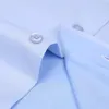 M6XL Mens French Cuff Dress Shirt Long Sleeve Formal Business Buttons Shirts Regular Fit Cufflinks Wedding Tuxedo 240328
