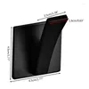 Hooks Modern Wall Mount Black Metal Hook Key Holder Adhesive Square Towel Hanger Rack