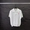 Męskie plus koszulki Polos Polos Haftowane i drukowane letnie zużycie w stylu polarnym z ulicą czysty rozmiar bawełny: S-3XL 7T54E