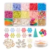 1box Mix Color Polymer Polymer Clay Beads Dewelly Set Set Settempting набор для браслетных ожерелья серьги изготовления аксессуаров декора