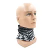 Fashion Face Masks Neck Gaiter Checkerboard Pattern Bandanas Geometric Black White Plaid Checkered Racing Flag Men Women Cycling Cover Shield 24410