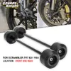 Motorcykelhjulgaffelreglage för Ducati Monster 797 821 Multistrada 950 S 1200 1260 Enduor Panigale Axle Crash Falling Protector