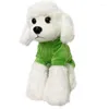 Hundkläder husdjurskläder för hösten och vintern Schnauzer Teddy Small Puppy Cat Hoodie Frog Transformation Suit