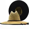 Mężczyźni Kobiety Handwork Hatguard Hat Strraw Summer Beach Sun Hat Outdoor Wide Brim Panama Girl 240410