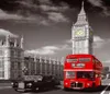 VENDO DIRETO O ônibus de Londres com Big Ben Cityscape Home Wall decor