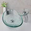 Jieni Washbasin فريد من نوعه من الحوض الزجاجي الحوض الحوض الحافظة مجموعة السند