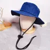 Cap Summer Beach Protection Beach Protection Men Women Luxury Designer Brands Cowboy Lindicul Versátil Bucket Hat Hat Fisherman Hat 248548